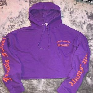 Forever 21 Crop Hoodie